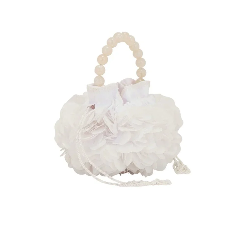 PatBO x REVOLVE x Nannacay Alyssa Bag in White New Womens Clutch Evening